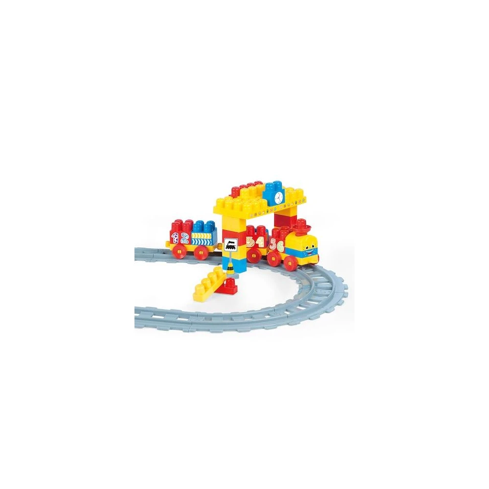 Set de constructii cu trenulet - 58 piese [4]
