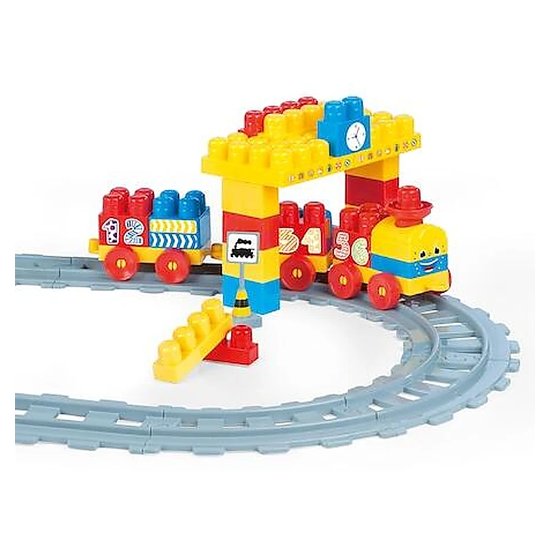 Set de constructii cu trenulet - 58 piese [3]