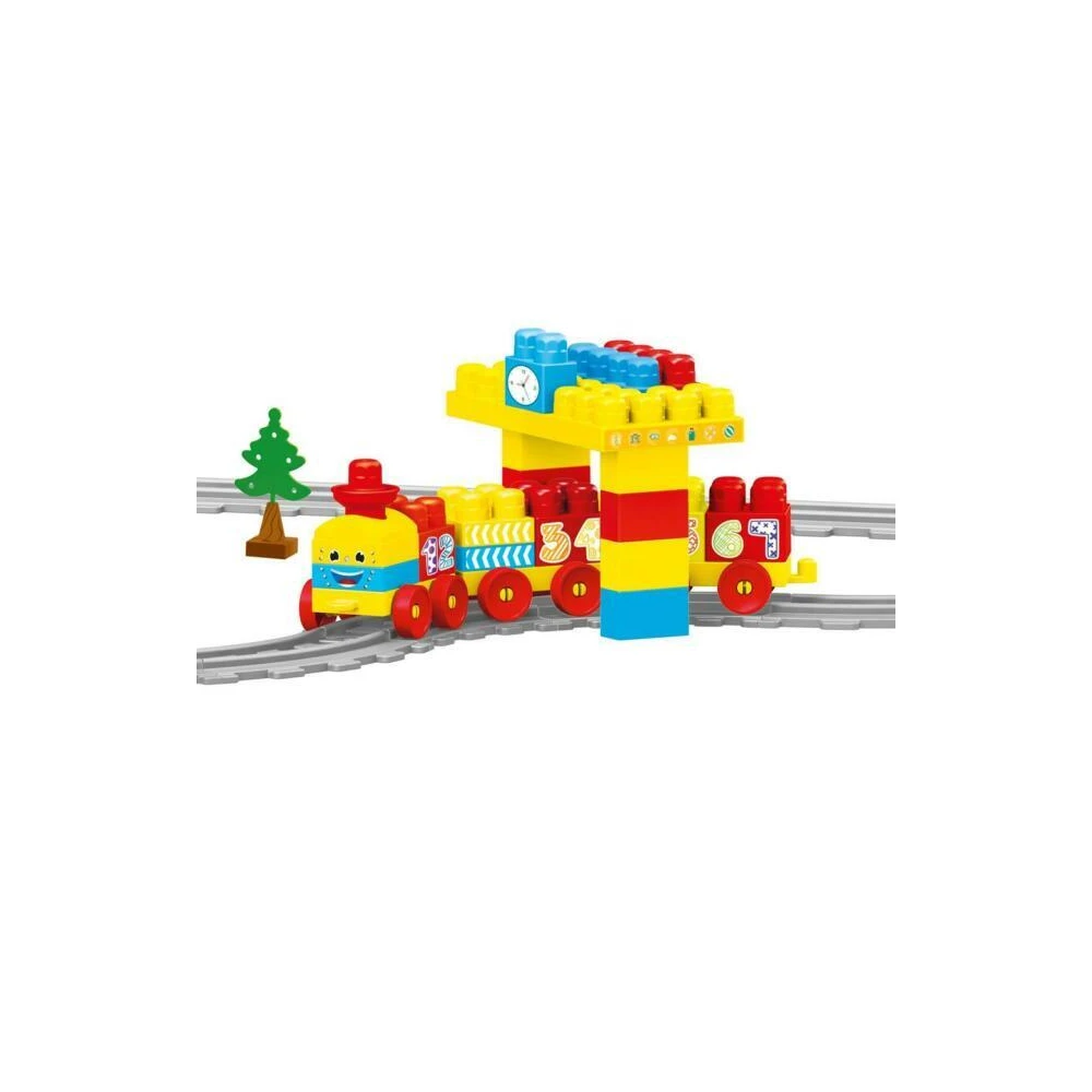 Set de constructii cu trenulet - 58 piese [2]