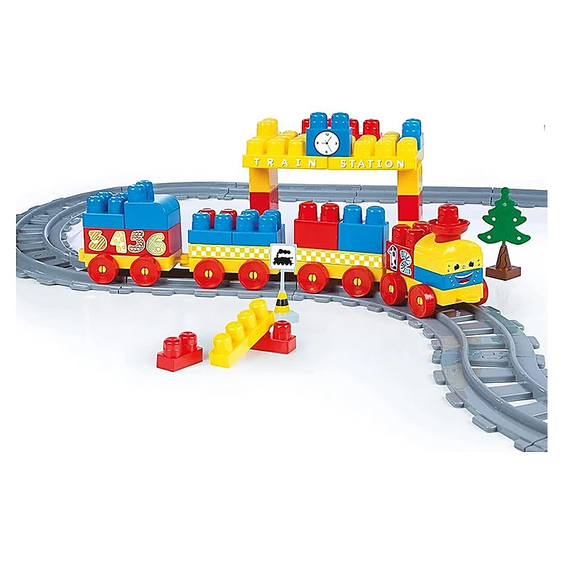 Set de constructii cu trenulet - 89 piese [2]
