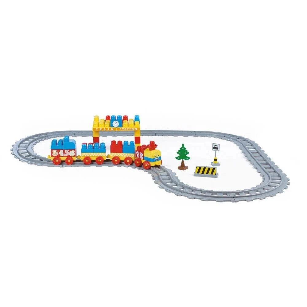 Set de constructii cu trenulet - 89 piese [3]