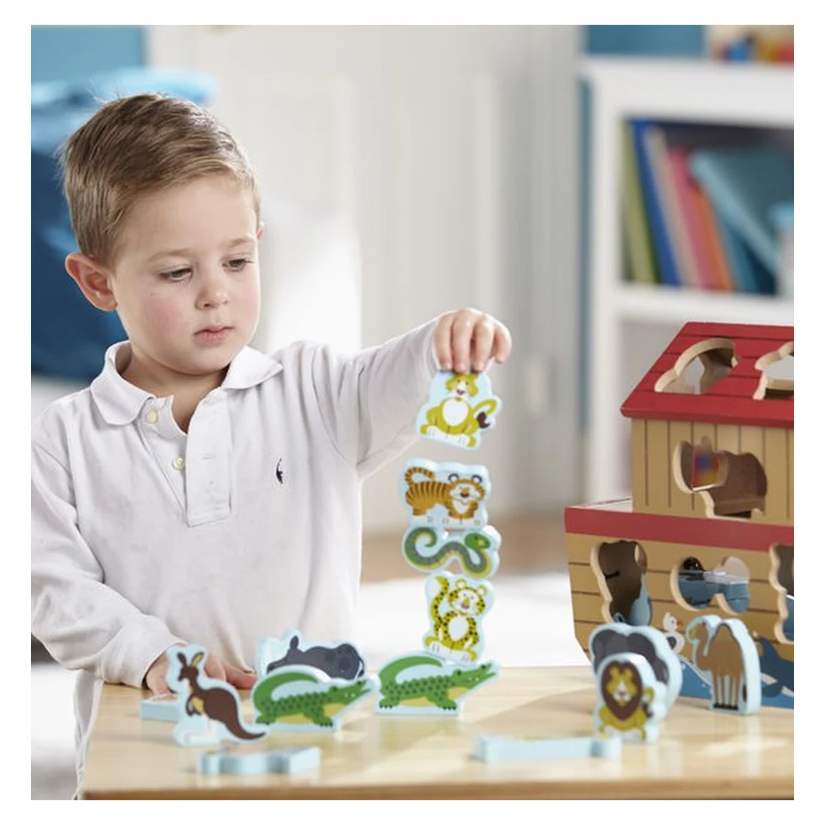 Set de joaca din lemn Arca lui Noe Melissa and Doug [3]