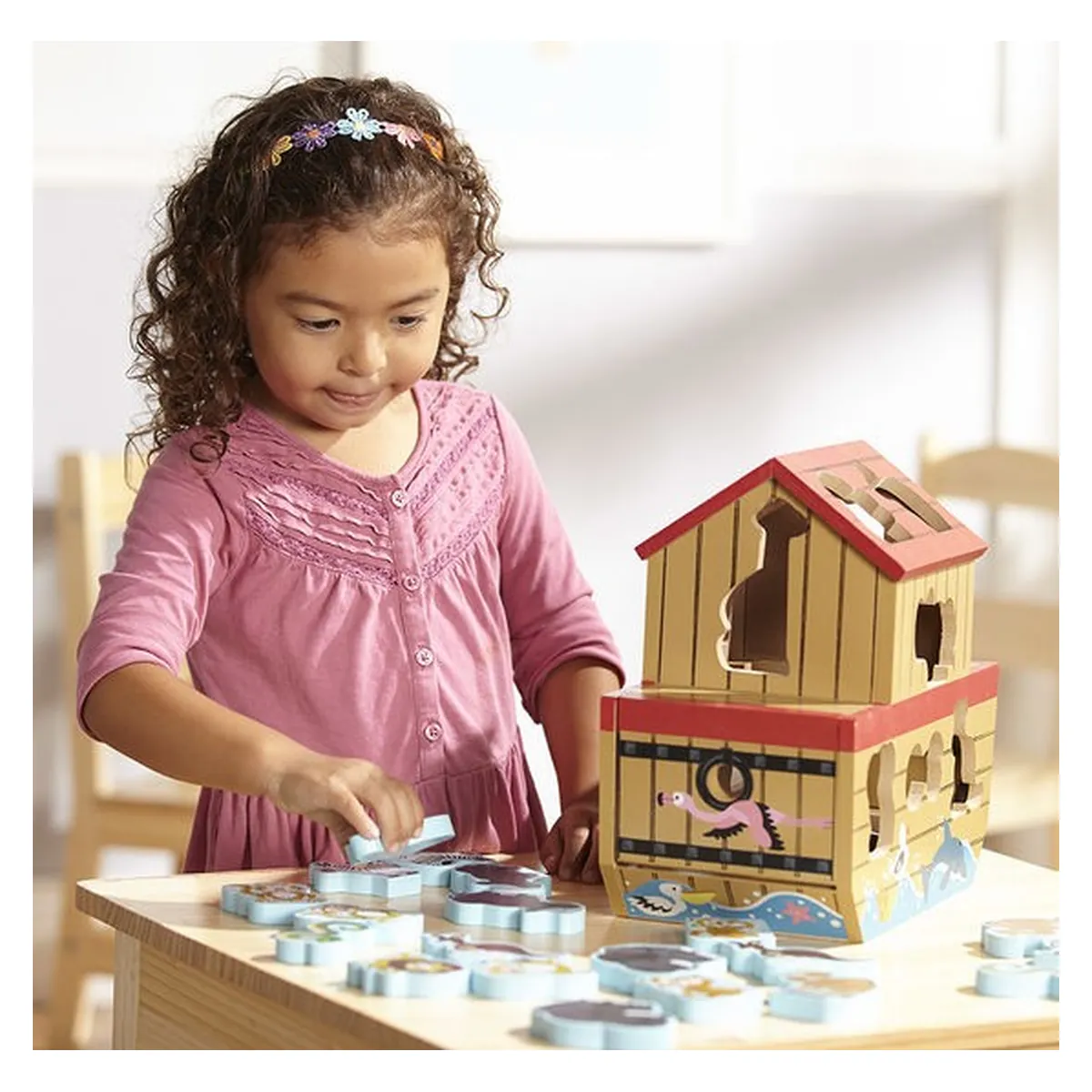 Set de joaca din lemn Arca lui Noe Melissa and Doug [4]