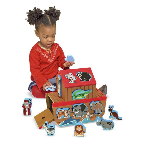 Set de joaca din lemn Arca lui Noe Melissa and Doug [3]