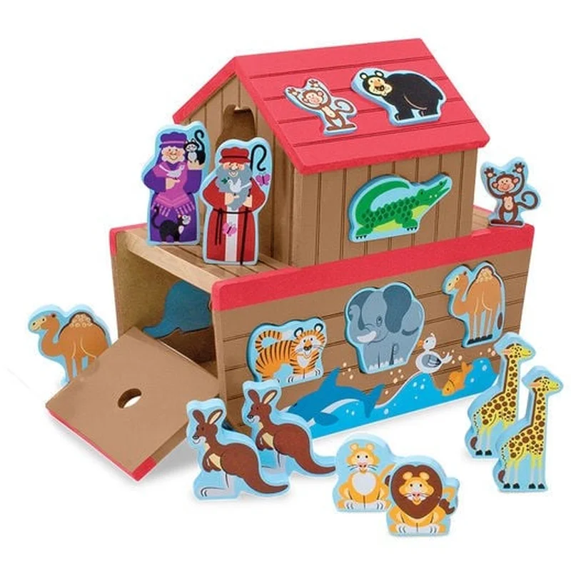 Set de joaca din lemn Arca lui Noe Melissa and Doug [1]