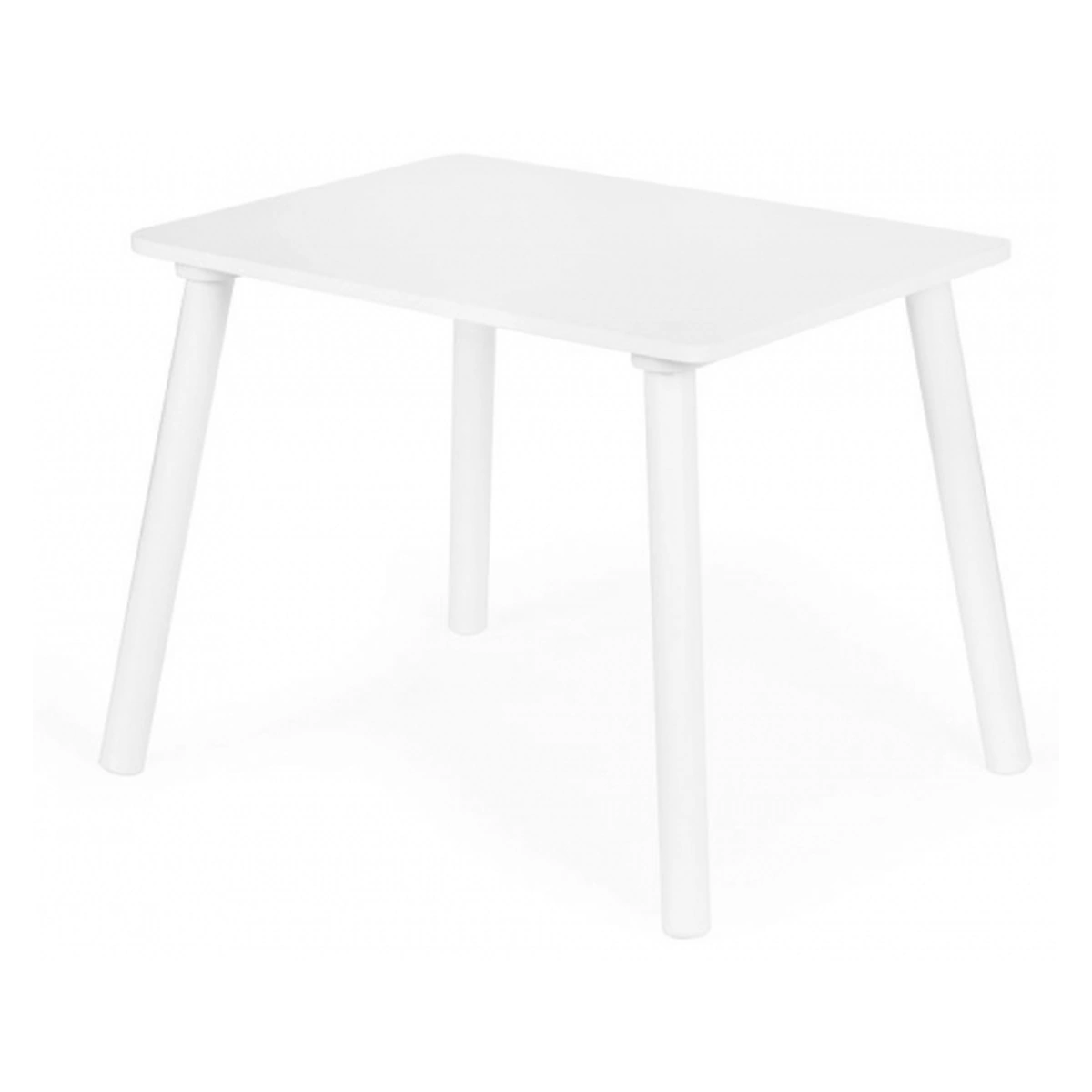 Set de masa cu doua scaune pentru copii Ecotoys - Alb [3]