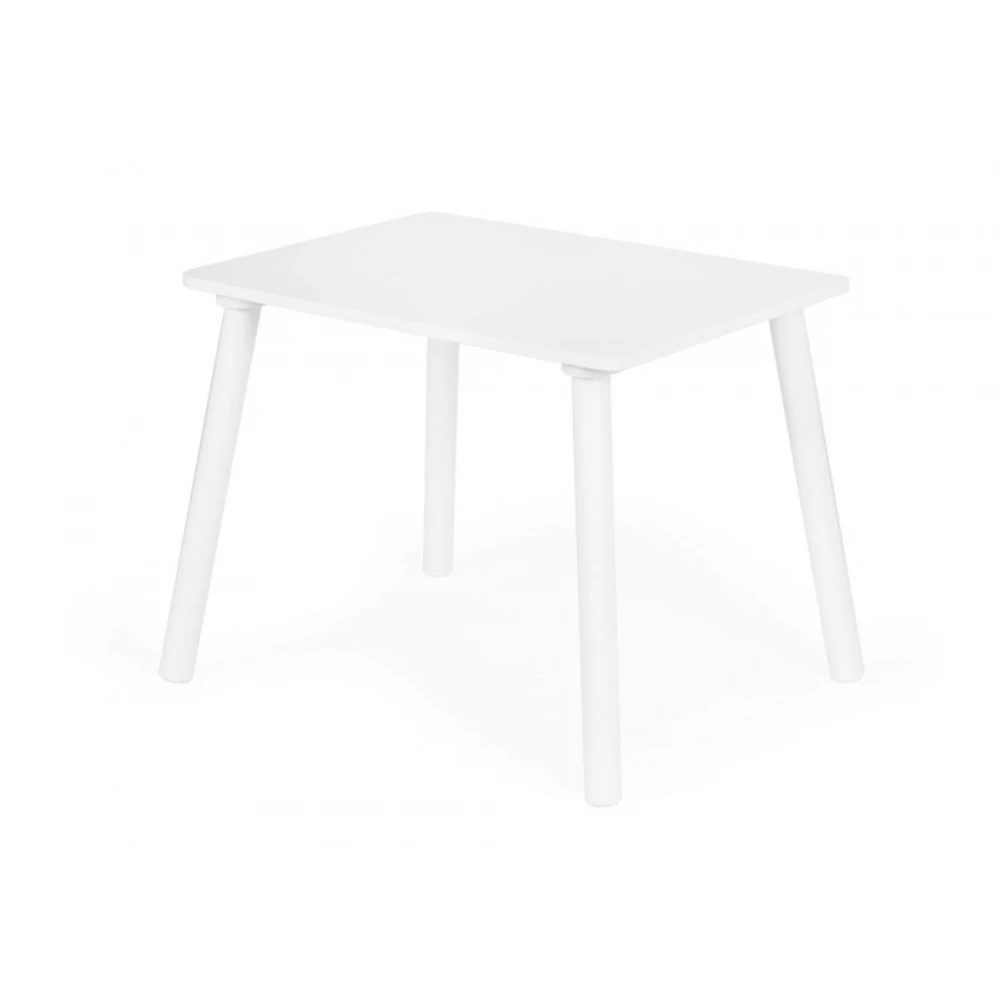 Set de masa cu doua scaune pentru copii Ecotoys - Alb [4]