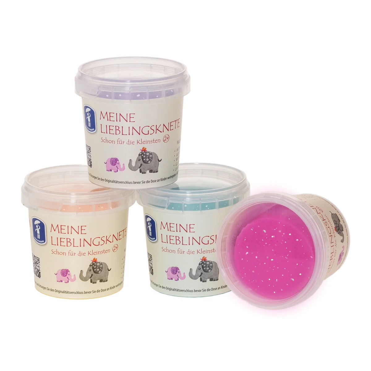 Set modelaj FEUCHTMANN cu sclipici BIO 2 ani+ [2]