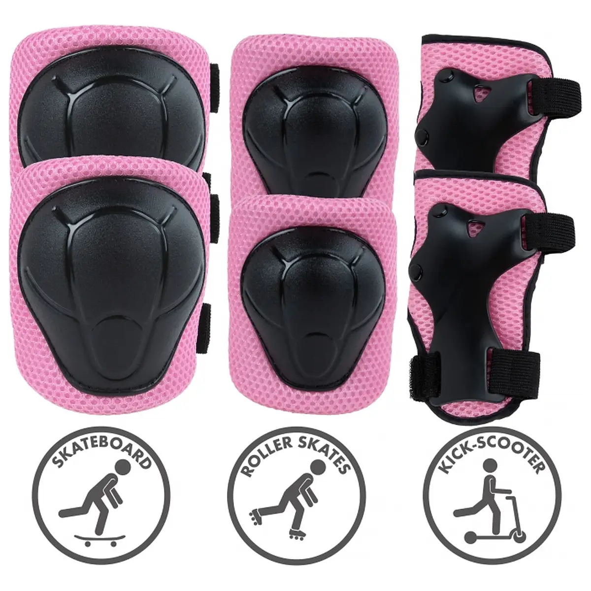 Set de protectie , cotiere si genunchiere, marimea S, Kidwell TRIX - Pink [2]