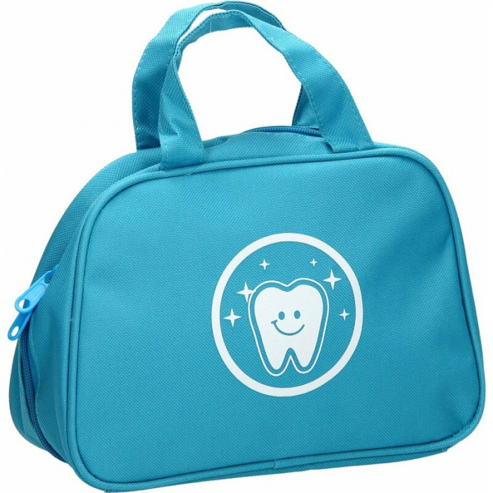 Set dentist, Joueco, Din lemn certificat FSC, Include gentuta pentru depozitare jucarii, 3 ani+ [5]