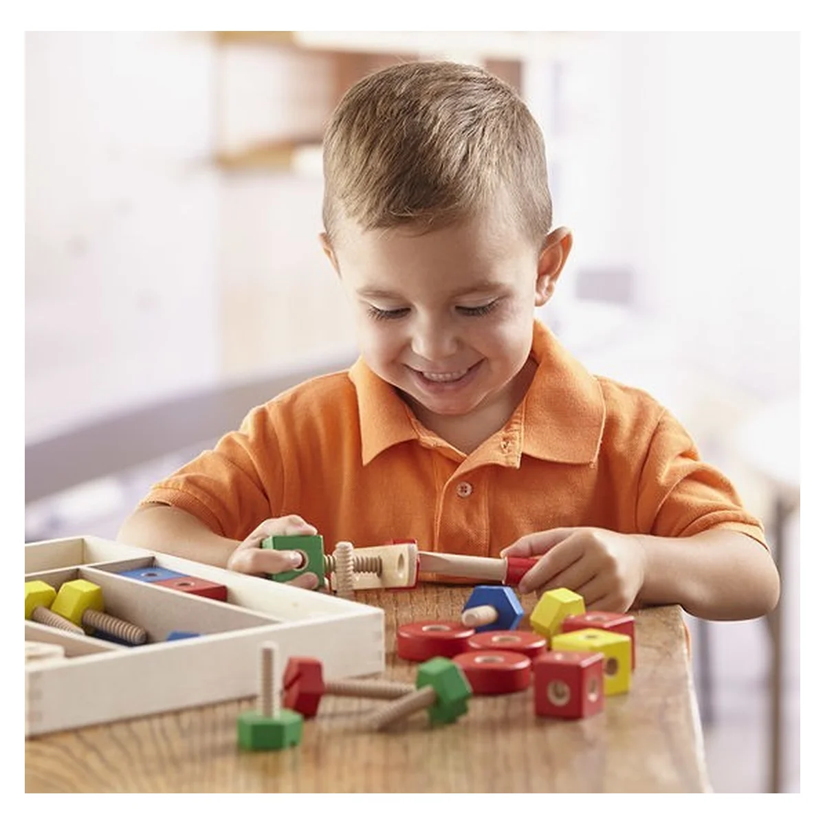 Set din lemn de construit cu suruburi [2]