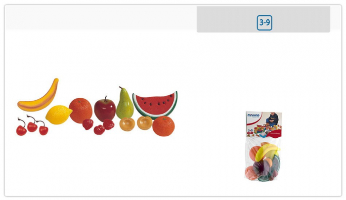 Set fructe din plastic Miniland 15 buc [3]