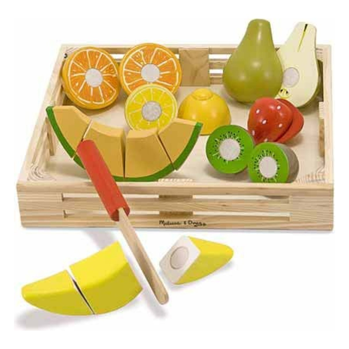 Set fructe lemn pentru taiat - Melissa & Doug [2]