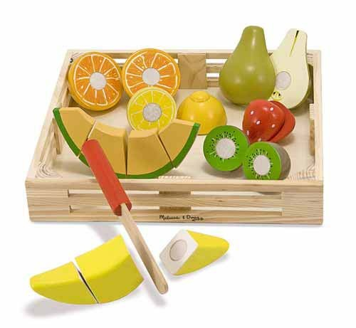 Set fructe lemn pentru taiat - Melissa & Doug [2]