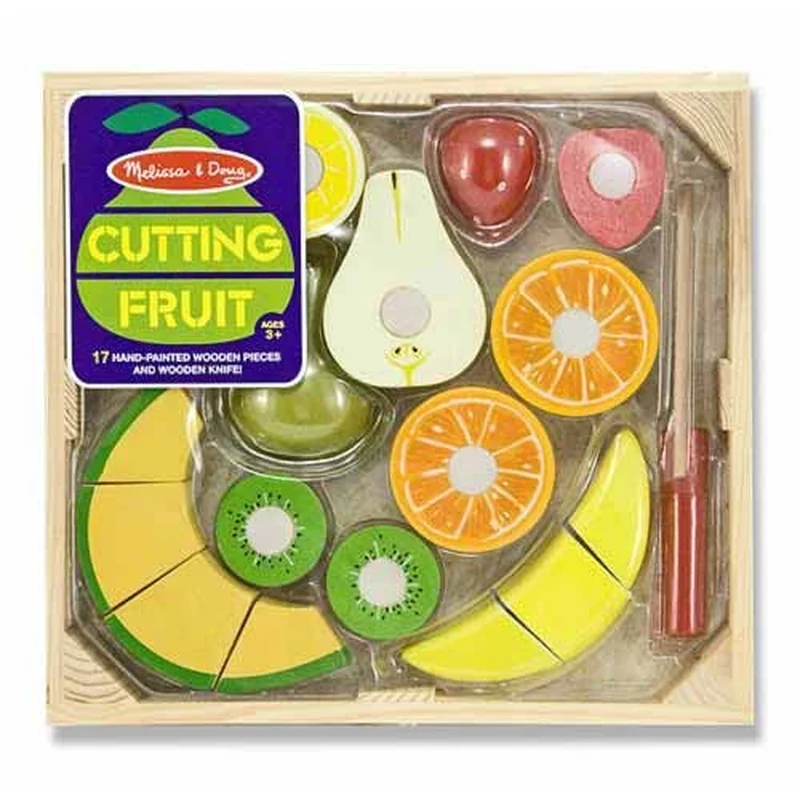 Set fructe lemn pentru taiat - Melissa & Doug [2]