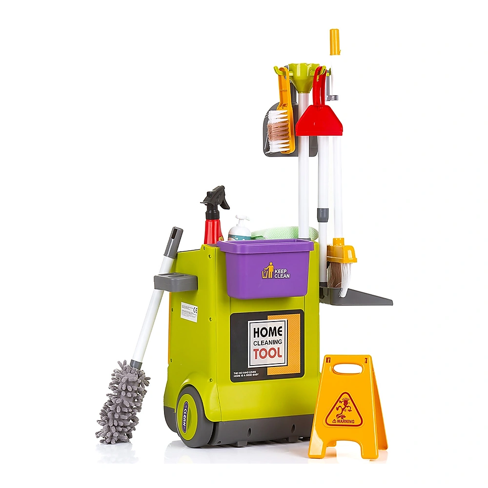 Set jucarie Chipolino Cleaning Trolley cu 16 accesorii [2]