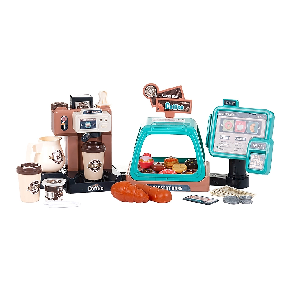 Set jucarie Chipolino Coffee Machine cu lumini, sunete si 41 accesorii [1]