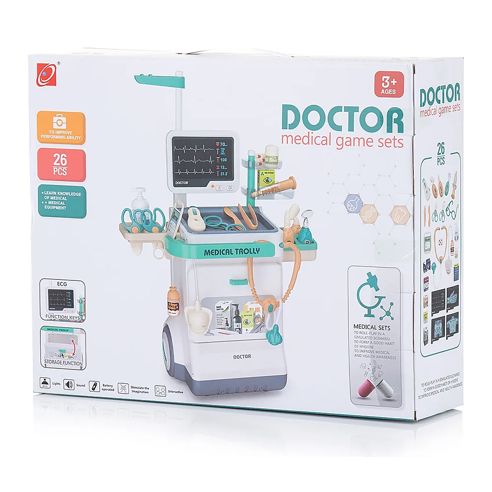 Set jucarie Chipolino Doctor cu lumini, sunete si 26 accesorii [9]