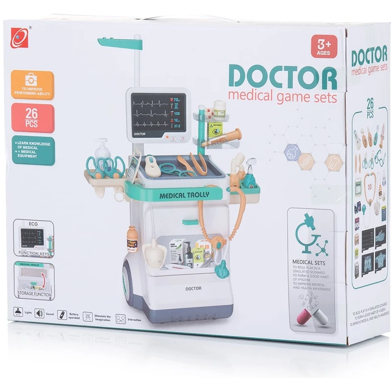 Set jucarie Chipolino Doctor cu lumini, sunete si 26 accesorii [9]