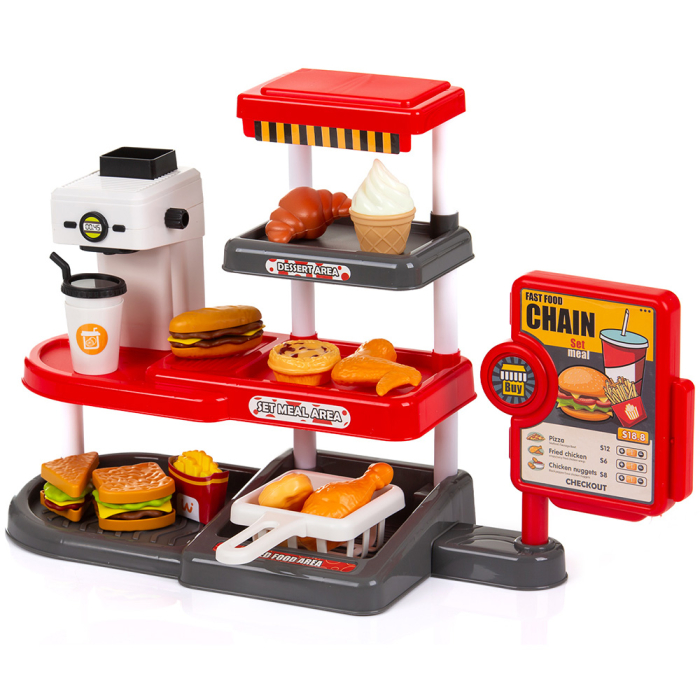 Set jucarie Chipolino Fast Food cu sunete si 71 accesorii [3]
