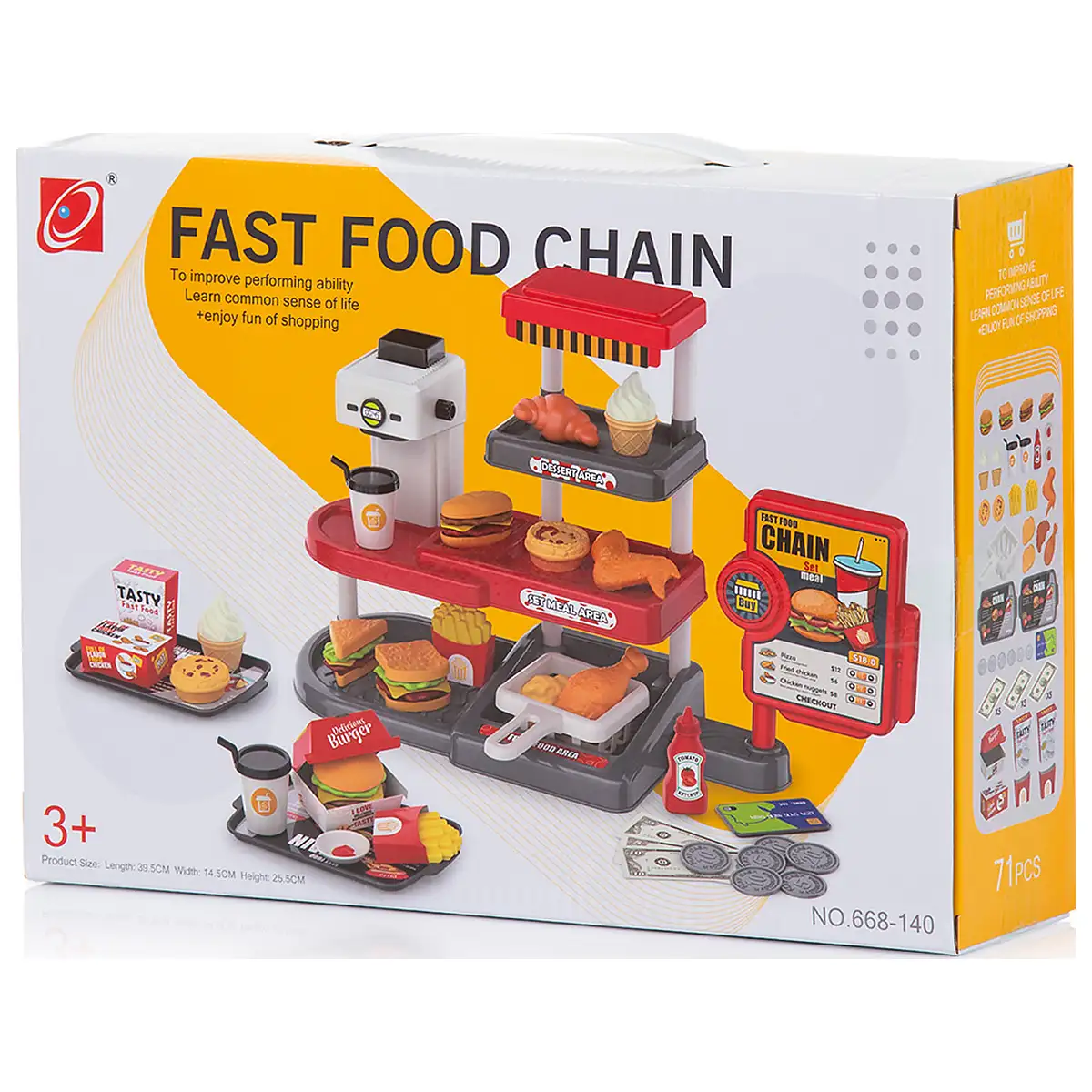 Set jucarie Chipolino Fast Food cu sunete si 71 accesorii [8]