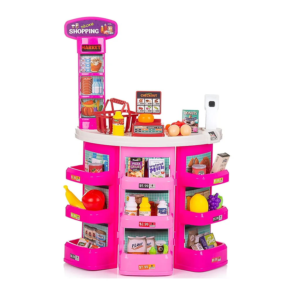 Set jucarie Chipolino Supermarket 78 cm cu lumini, sunete si 76 accesorii [2]