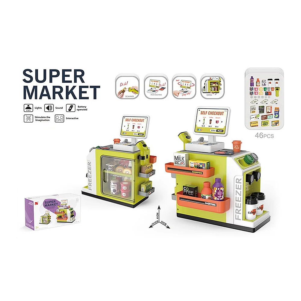 Set jucarie Chipolino Supermarket cu lumini, sunete si 46 accesorii [6]