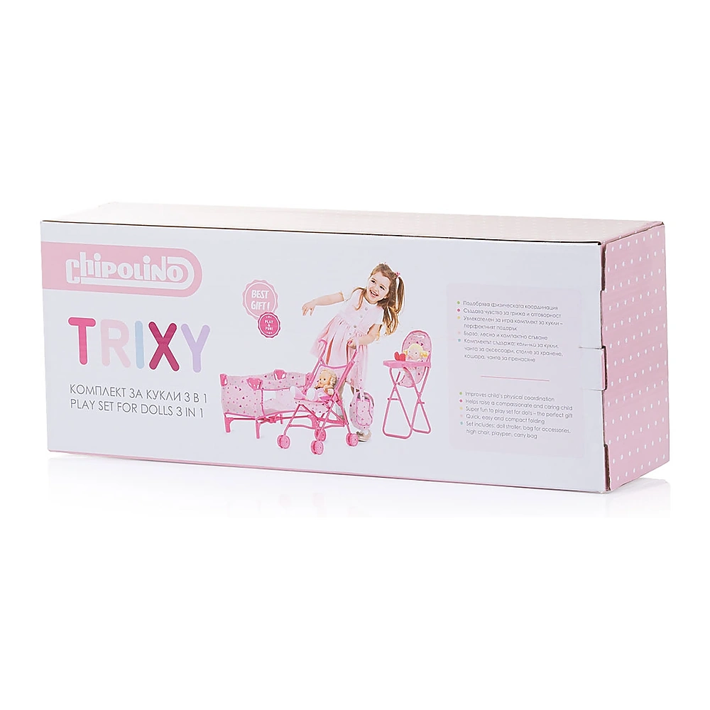Set jucarii pentru papusi Chipolino Trixy 3 in 1 stars [9]