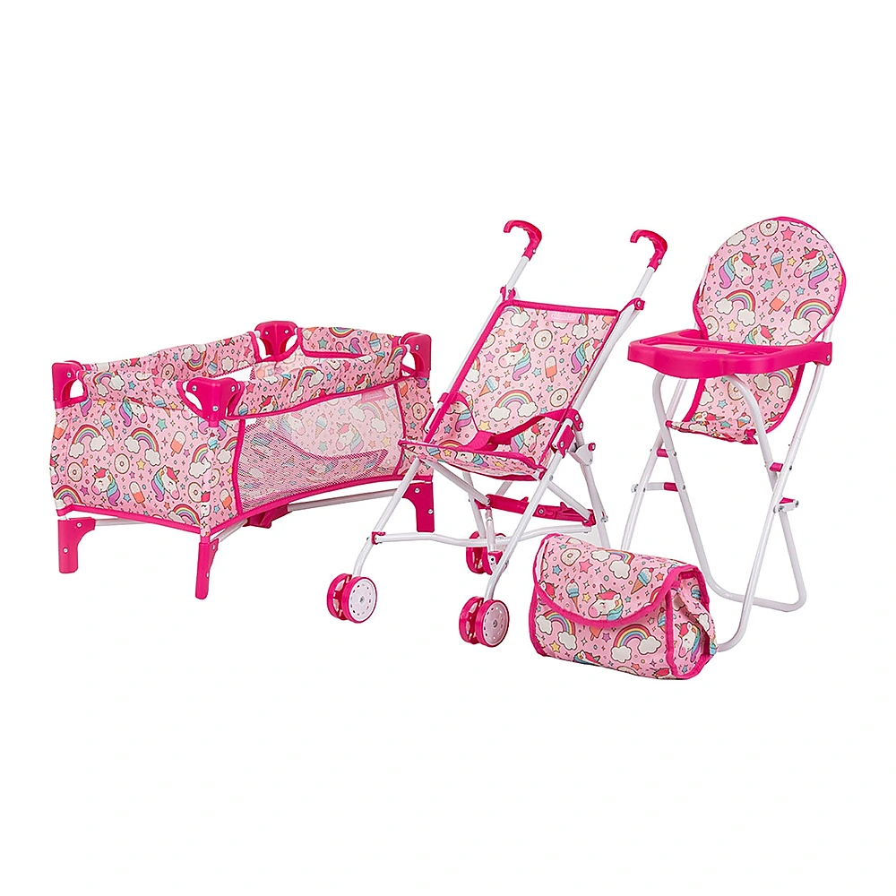 Set jucarii pentru papusi Chipolino Trixy 3 in 1 unicorn [1]