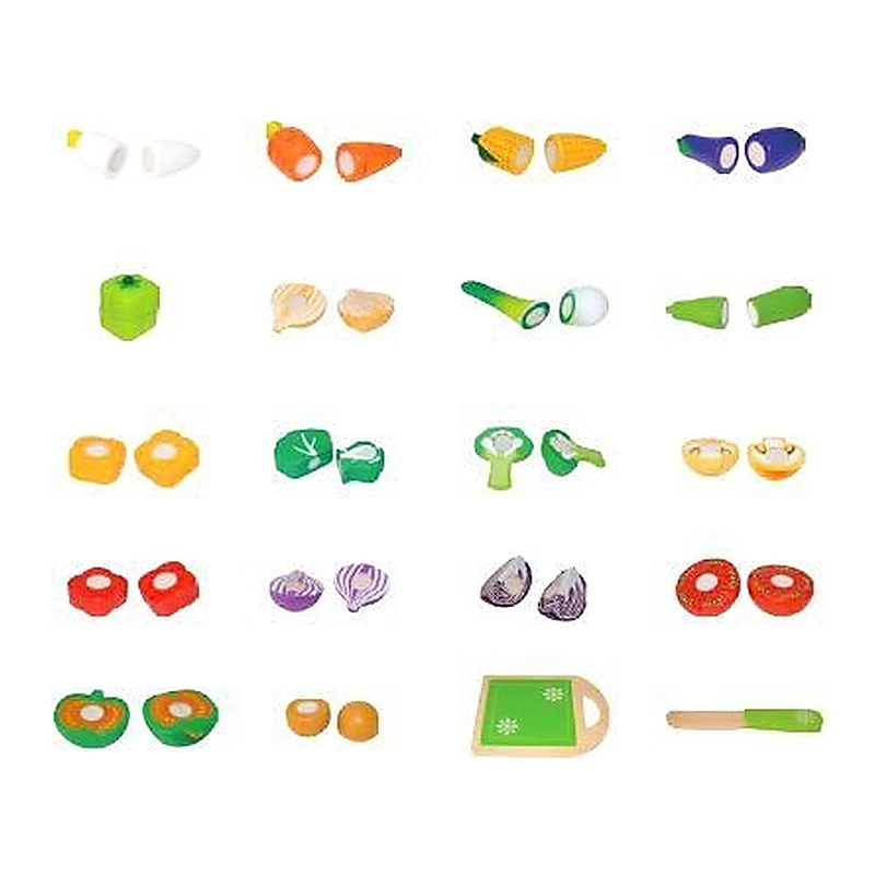 Set legume din lemn, 20 de bucati - Ecotoys [2]