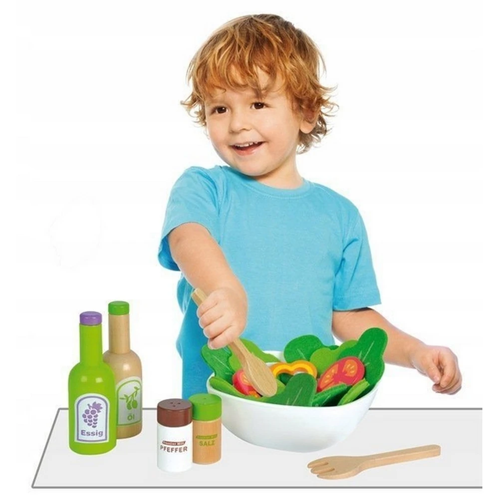 Set legume pentru salata, cu bol - Ecotoys [2]