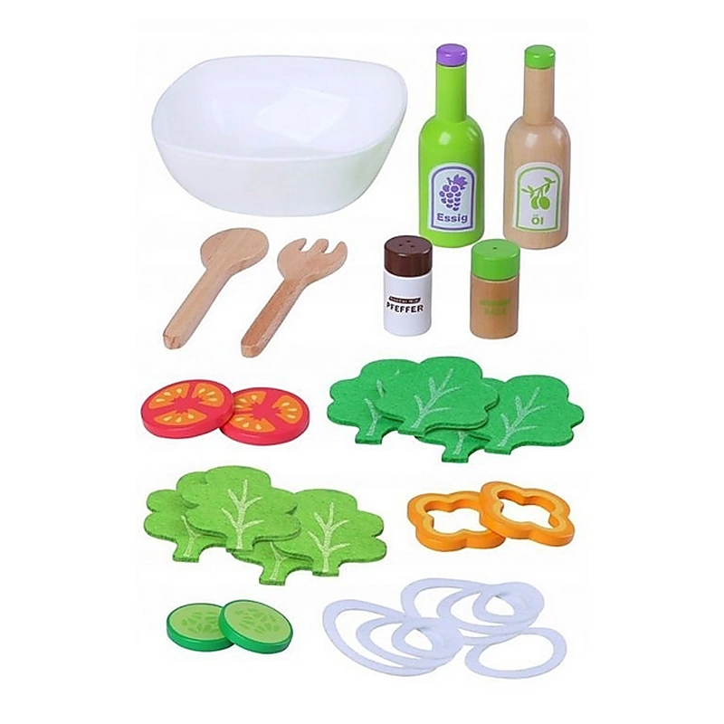 Set legume pentru salata, cu bol - Ecotoys [3]