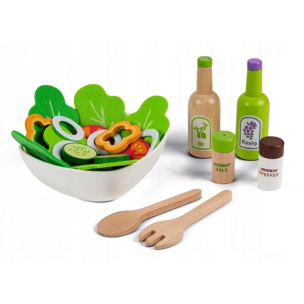 Set legume pentru salata, cu bol - Ecotoys [3]