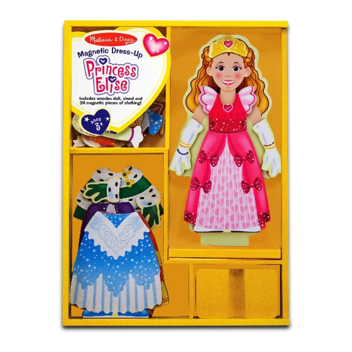 Set magnetic Sa imbracam printesa Elisa Melissa and Doug [2]