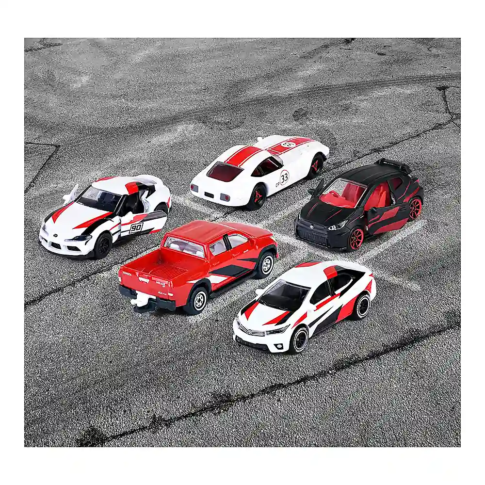 Set Majorette Toyota Racing cu 5 masinute [5]
