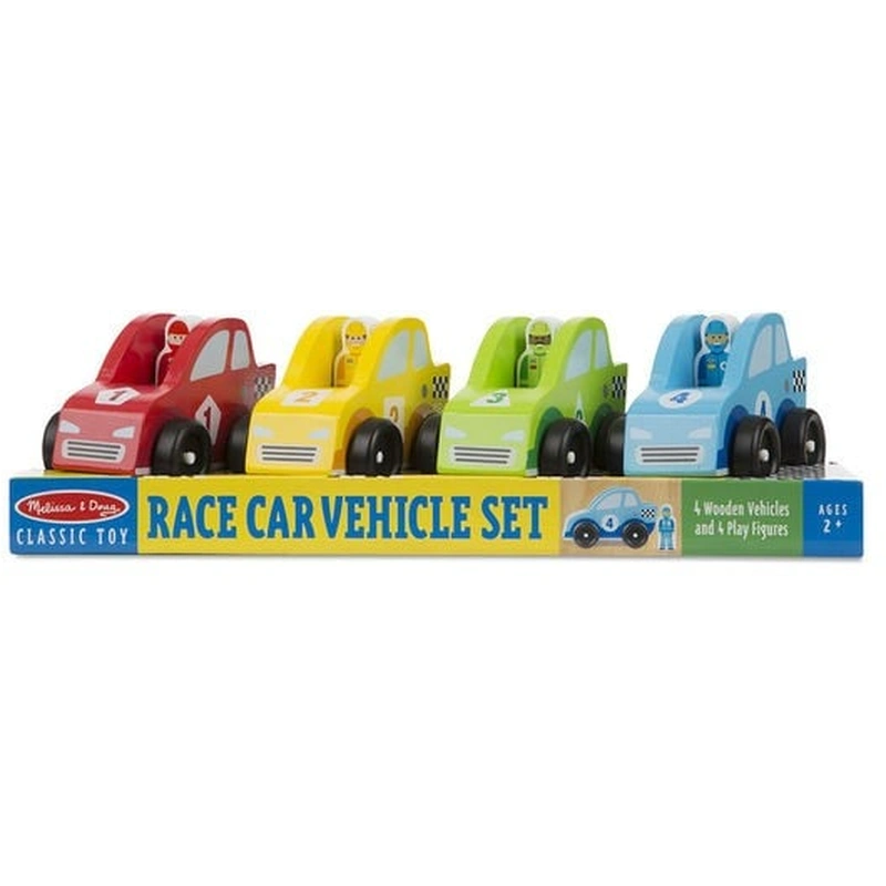 Set masinute de curse din lemn Melissa and Doug [4]