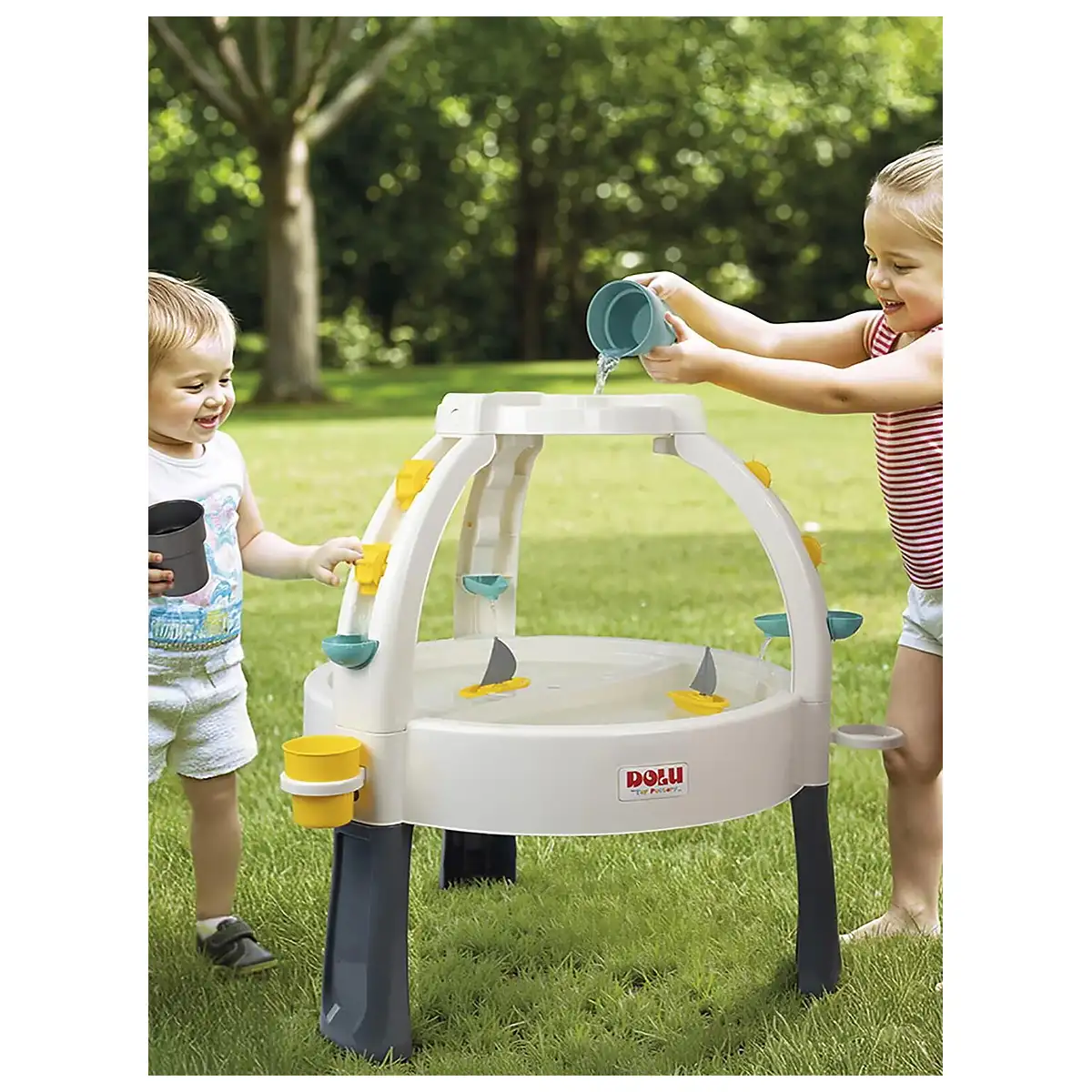 Set masuta activitati pentru apa si nisip - Pastel DOLU 2 ani+ [2]