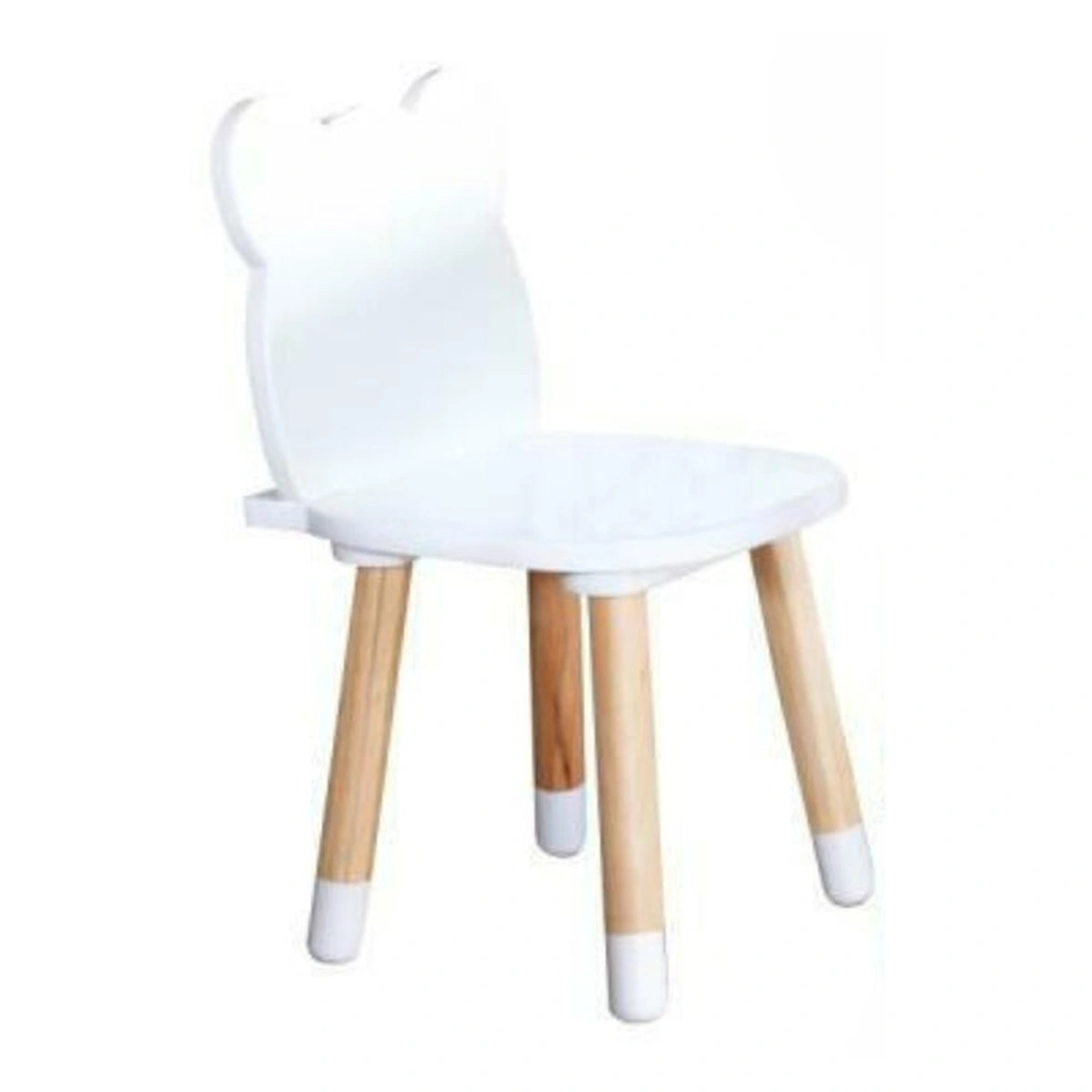 Set masuta si doua scaune, FreeON, Bear, , Din lemn, Alb 6 ani [2]