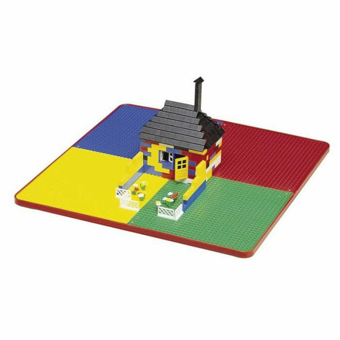 Set masuta si doua scaune, New Baby, Pentru copii, Pink, Parte reversibila pentru Lego Duplo [6]