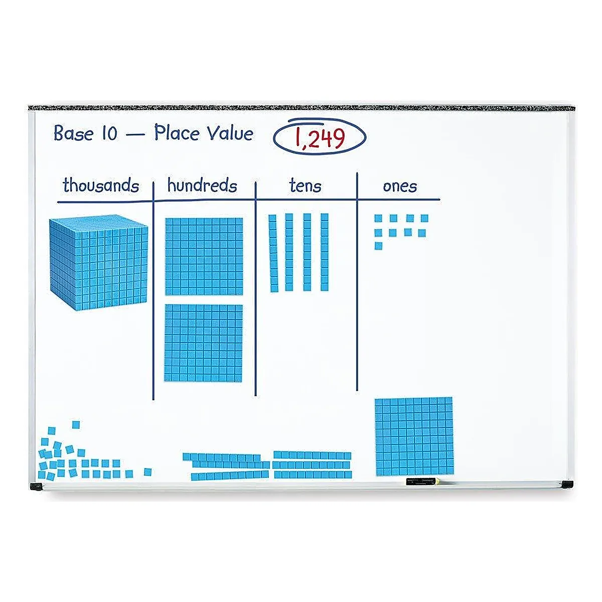 Set matematic magnetic - Modele in baza 10 Learning Resources 10 ani [3]