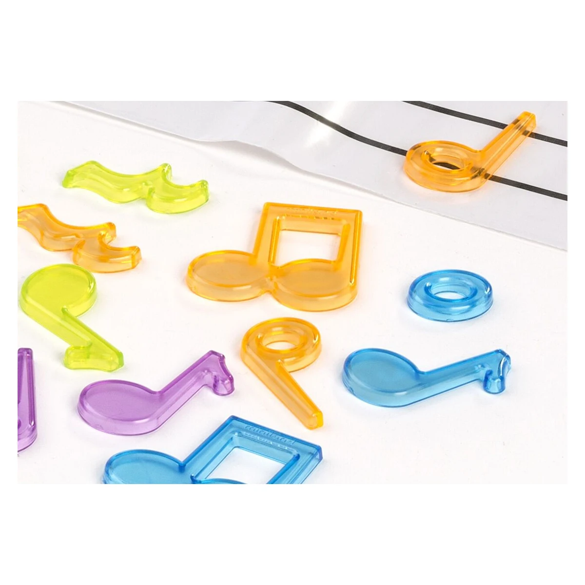 Set portativ si 96 note muzicale translucide [2]