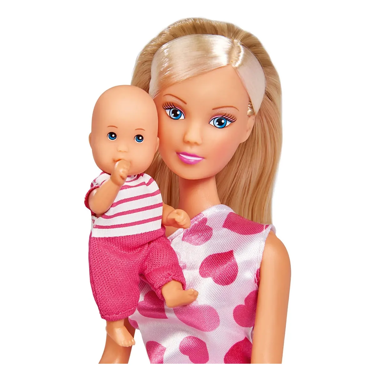 Set Simba Steffi Love New Born Baby Set papusa 29 cm, 1 bebelus si accesorii [6]