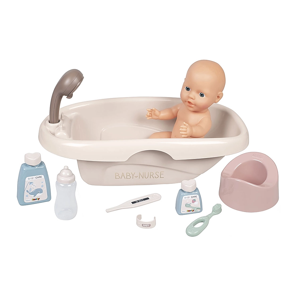 Set Smoby Baby Nurse cadita, olita si accesorii pentru papusi [2]