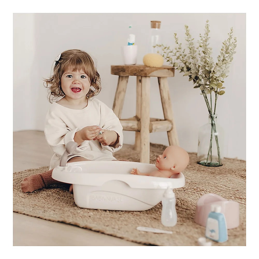 Set Smoby Baby Nurse cadita, olita si accesorii pentru papusi [7]