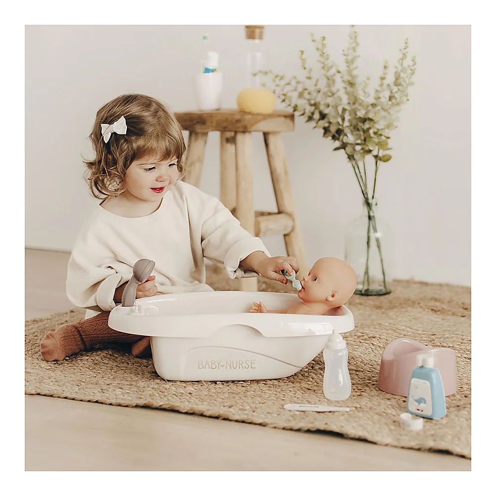 Set Smoby Baby Nurse cadita, olita si accesorii pentru papusi [6]