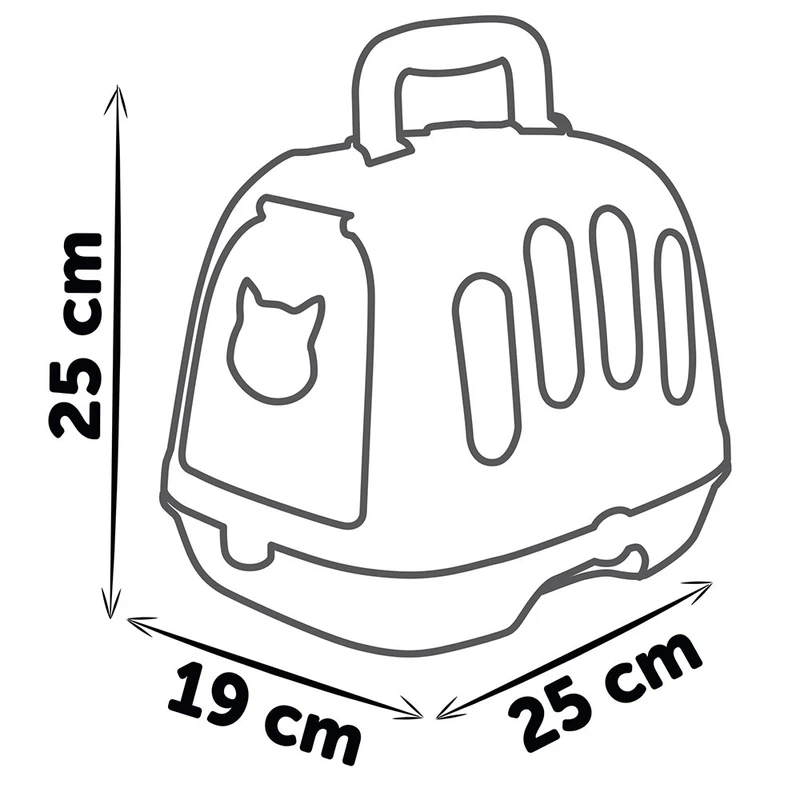 Set Smoby Veterinary Case, trusa veterinar cu pisica, cusca de transport si accesorii [4]