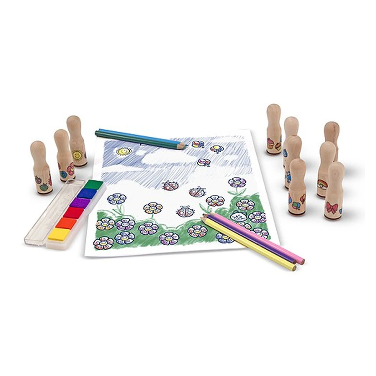 Set stampile Happy Handle Deluxe Melissa and Doug [4]