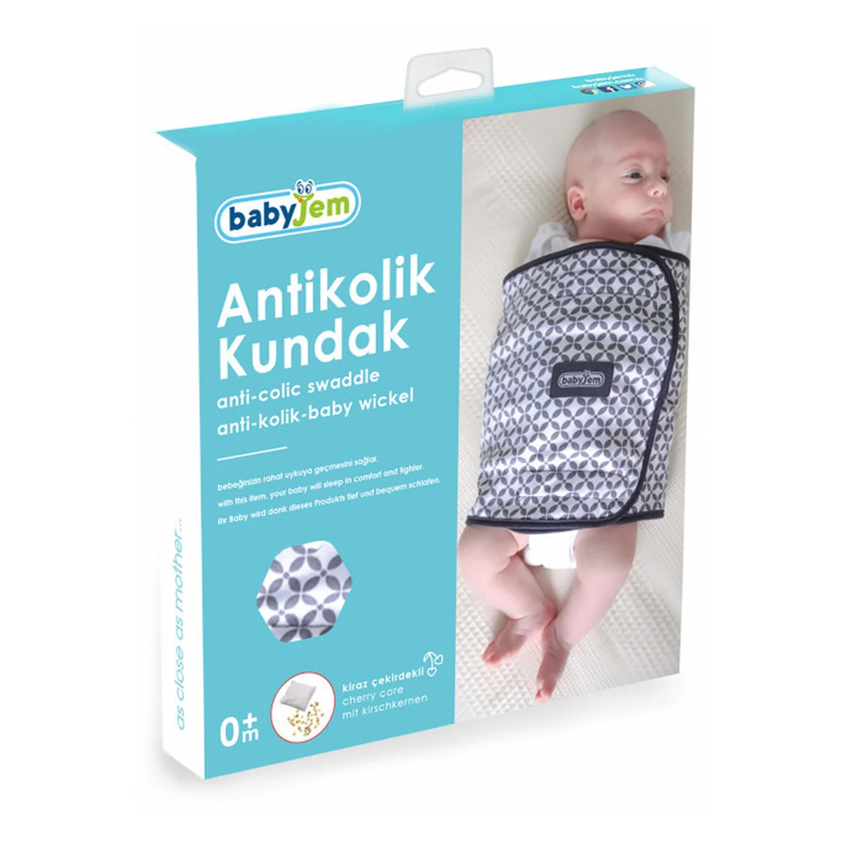 Sistem de infasat cu pernuta anticolici din samburi de cirese BabyJem [6]