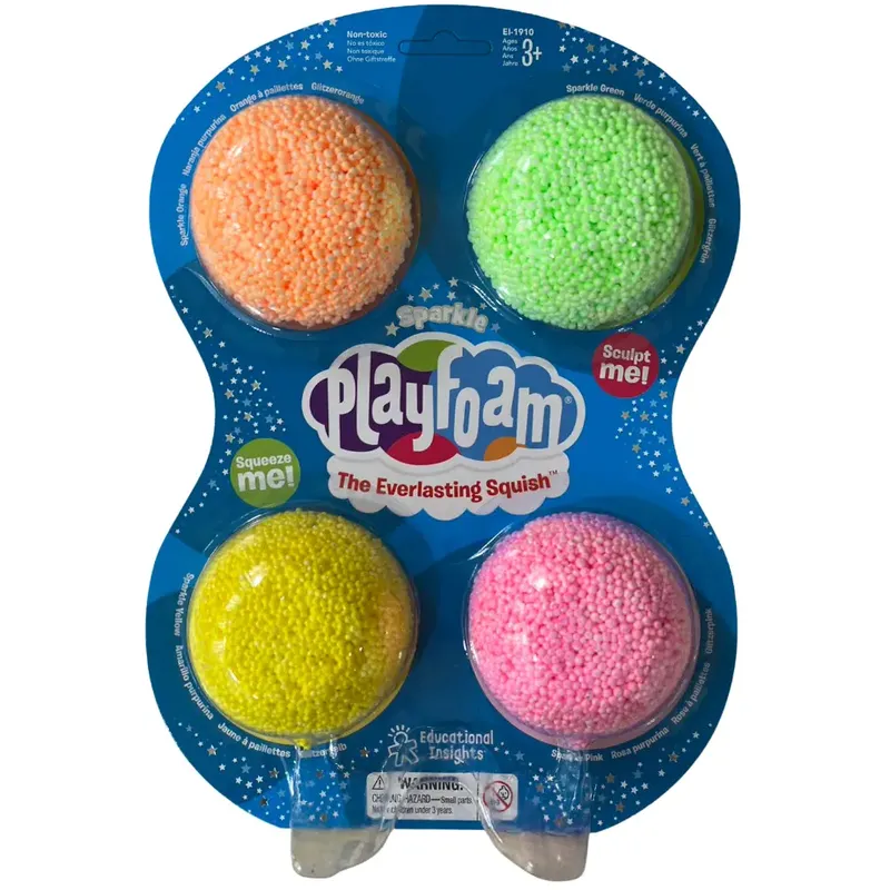 Spuma de modelat cu sclipici - set 4 [1]