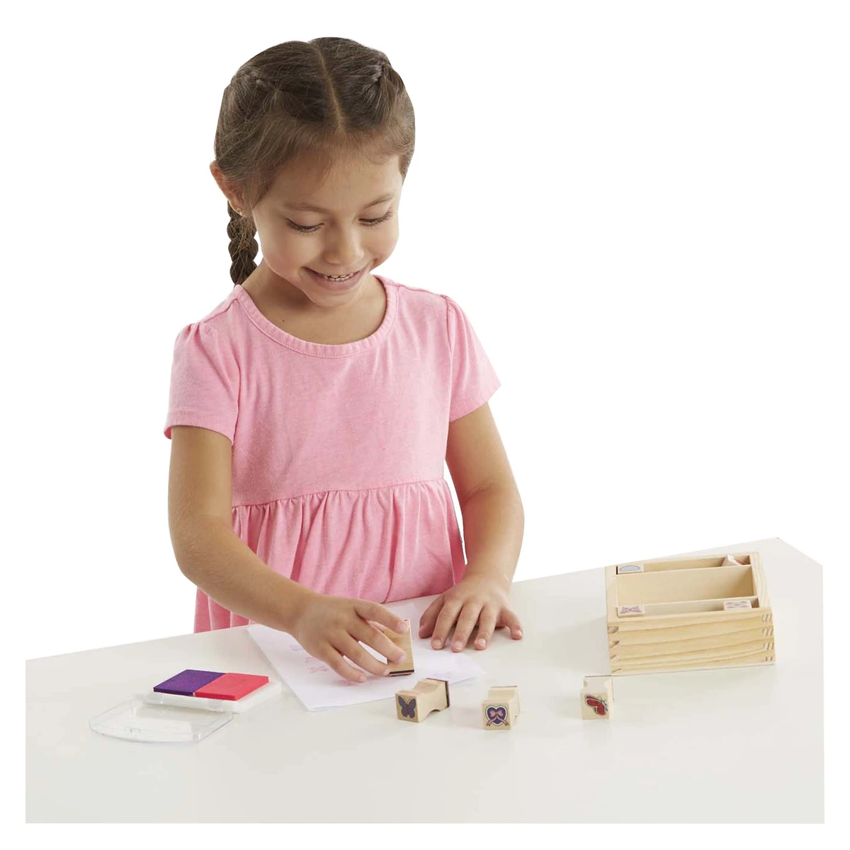 Stampile cu fluturasi si inimioare - Melissa & Doug [3]